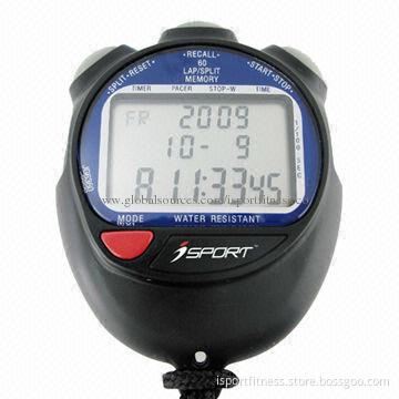 LCD 10-100 Laps Alarm Stopwatch